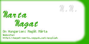 marta magat business card